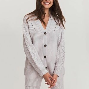 Something Navy EUC Rosie Cableknit Lounge Set